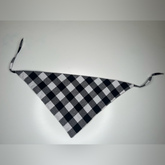 Black and White Dog Bandana - Picture 4 of 9